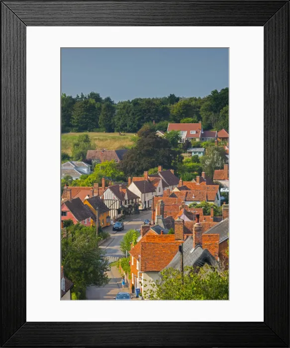 Framed Print : UK, England, Suffolk, Kersey