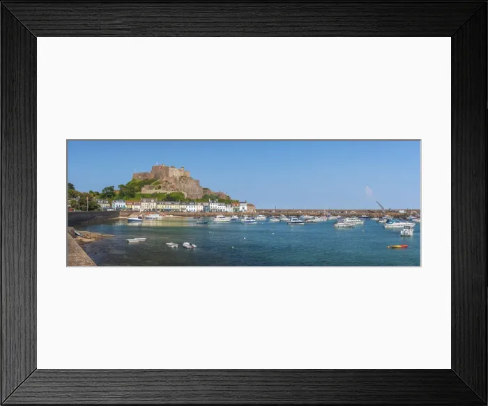 Framed Print : United KIngdom, Channel Islands, Gorey, Mont Orgueil Castle or Gorey Castle Framed Print : United KIngdom, Channel Islands, Gorey, Mont Orgueil Castle or Gorey Castle