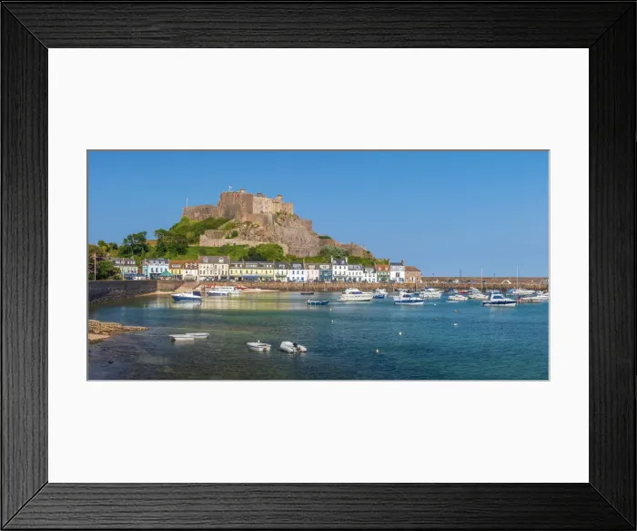 Framed Print : United KIngdom, Channel Islands, Gorey, Mont Orgueil Castle or Gorey Castle Framed Print : United KIngdom, Channel Islands, Gorey, Mont Orgueil Castle or Gorey Castle