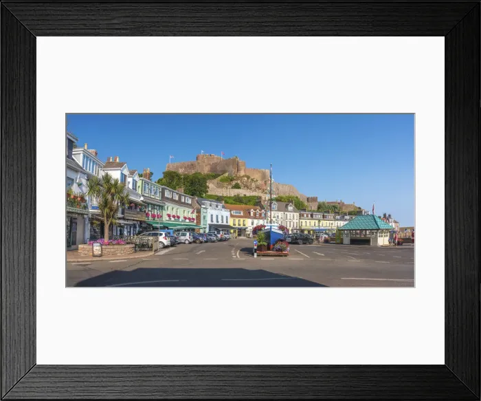 Framed Print : United KIngdom, Channel Islands, Gorey, Mont Orgueil Castle or Gorey Castle Framed Print : United KIngdom, Channel Islands, Gorey, Mont Orgueil Castle or Gorey Castle
