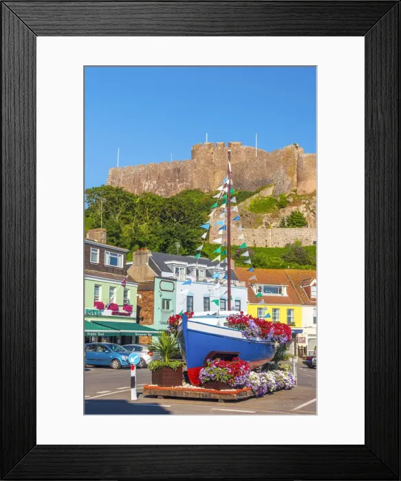 Framed Print : United KIngdom, Channel Islands, Gorey, Mont Orgueil Castle or Gorey Castle Framed Print : United KIngdom, Channel Islands, Gorey, Mont Orgueil Castle or Gorey Castle