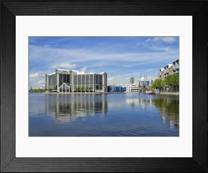 Framed Print : England, London, Docklands, Millwall docks Framed Print : England, London, Docklands, Millwall docks
