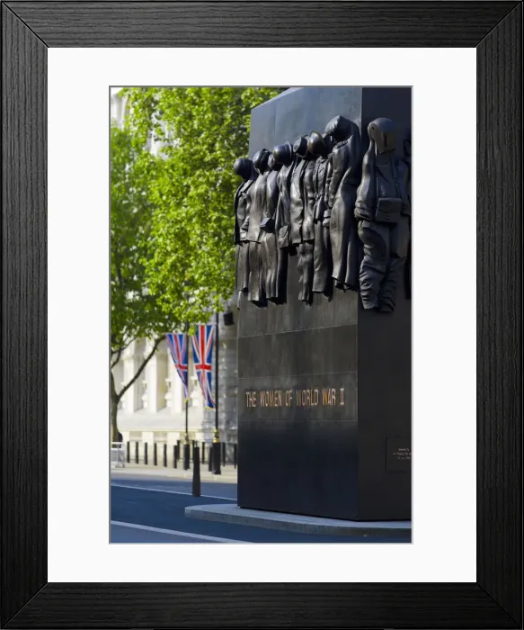 Framed Print : UK, England, London, Whitehall, Memorial to Women of World War II