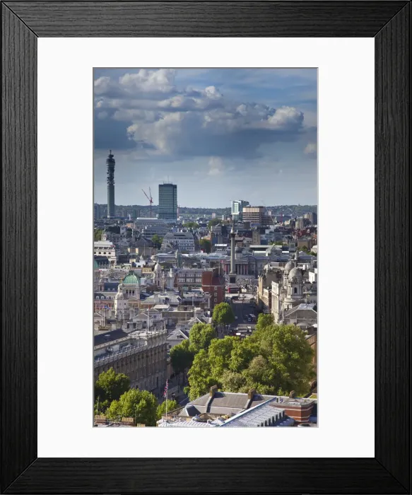 Framed Print : Whitehall and Trafalgar Square, London, England, UK Framed Print : Whitehall and Trafalgar Square, London, England, UK