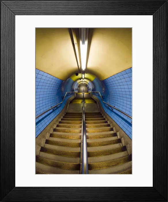 Framed Print : UK, England, London, Embankment Underground Station
