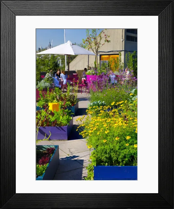 Framed Print : UK, England, London, Southbank Centre, Queen Elizabeth Hall Roof Garden Framed Print : UK, England, London, Southbank Centre, Queen Elizabeth Hall Roof Garden