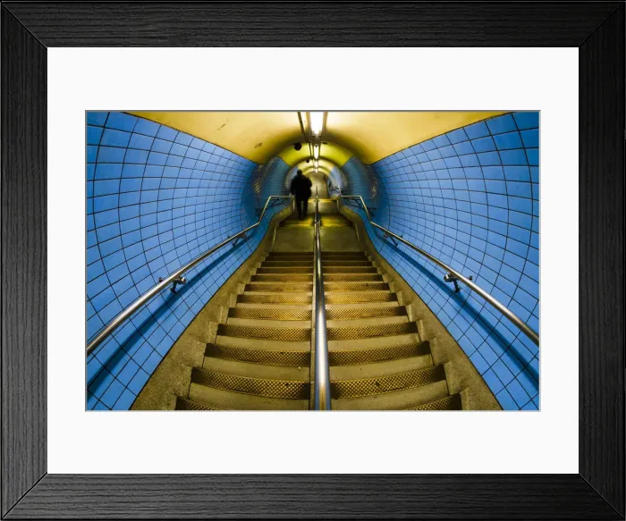 Framed Print : UK, England, London, Embankment Underground Station