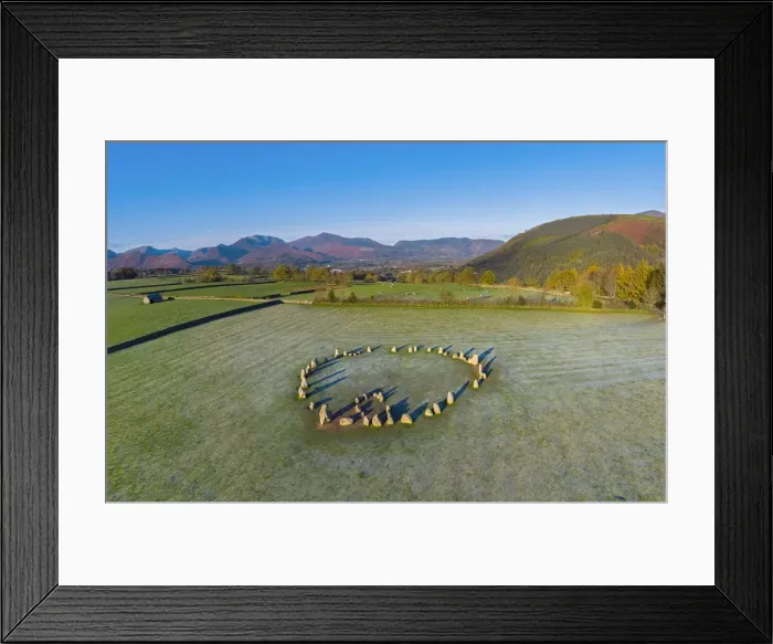 Framed Print : UK, Cumbria, Lake District, Castlerigg Stone Circle