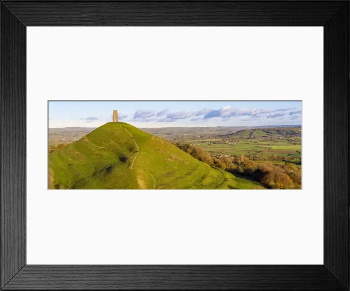 Framed Print : United Kingdom, England, Somerset, Glastonbury, St