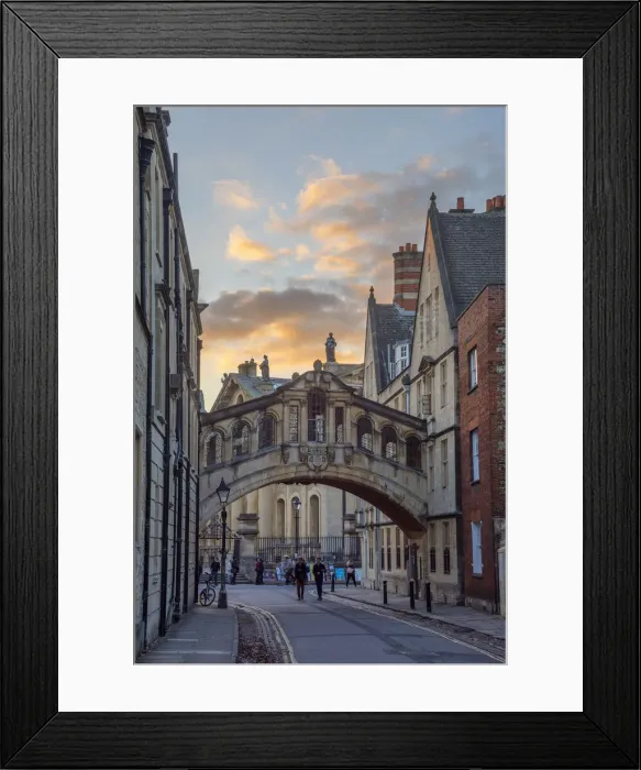 Framed Print : UK, England, Oxfordshire, Oxford, New College Lane, Hertford College, Bridge of Sighs Framed Print : UK, England, Oxfordshire, Oxford, New College Lane, Hertford College, Bridge of Sighs