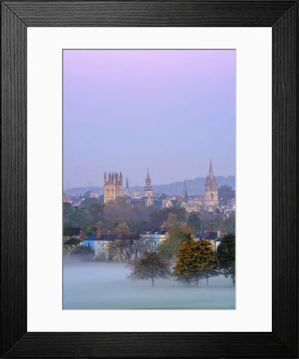Framed Print : UK, England, Oxfordshire, Oxford, City skyline from South Park Framed Print : UK, England, Oxfordshire, Oxford, City skyline from South Park