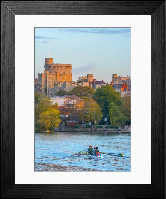 Framed Print : UK, England, Berkshire, Windsor, Windsor Castle from River Thames Framed Print : UK, England, Berkshire, Windsor, Windsor Castle from River Thames