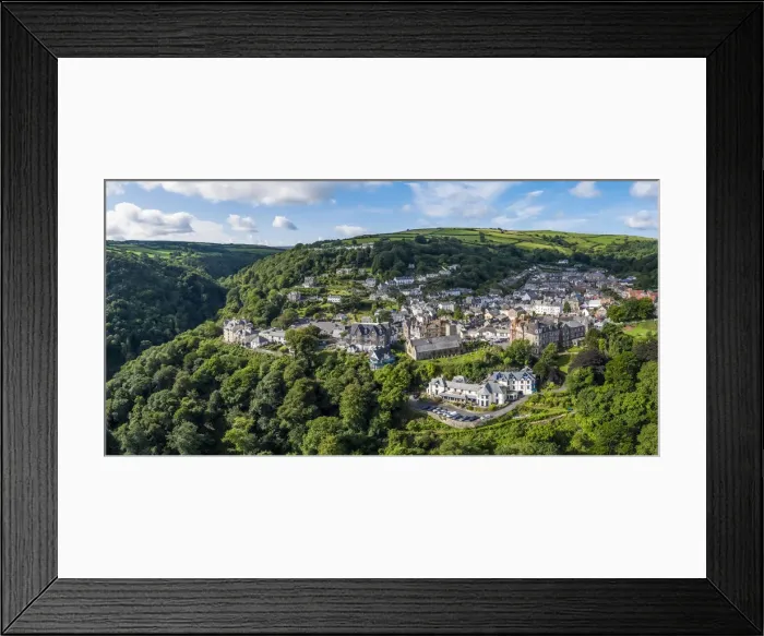 Framed Print : United Kingdom, England, Exmoor, Devon, Lynton Framed Print : United Kingdom, England, Exmoor, Devon, Lynton