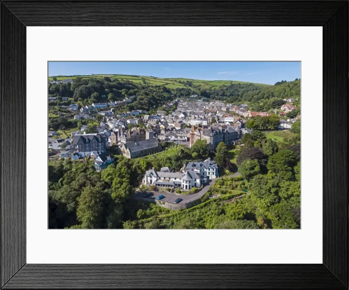 Framed Print : United Kingdom, England, Exmoor, Devon, Lynton Framed Print : United Kingdom, England, Exmoor, Devon, Lynton