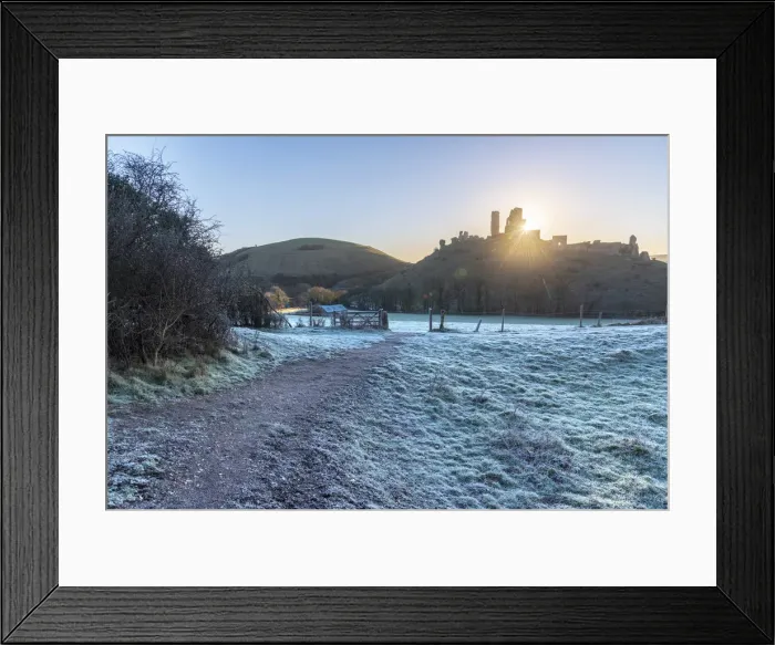 Framed Print : UK, England, Dorset, Corfe Castle