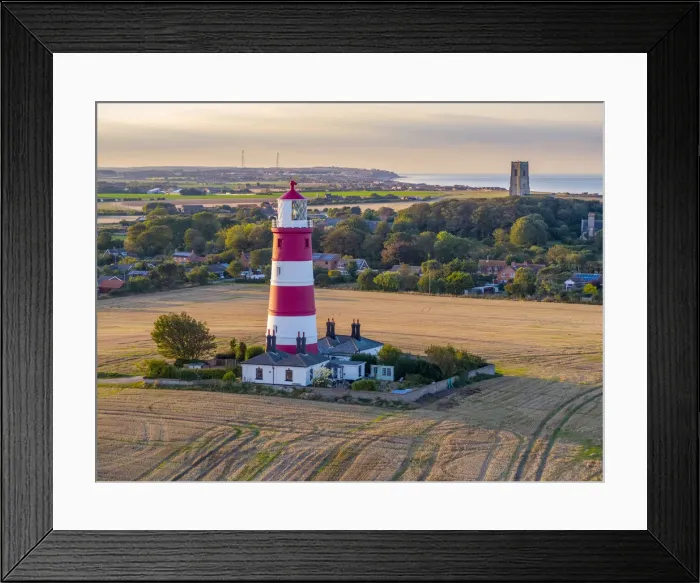 Framed Print : UK, England, East Anglia, Norfolk, Happisburgh LIghthouse Framed Print : UK, England, East Anglia, Norfolk, Happisburgh LIghthouse