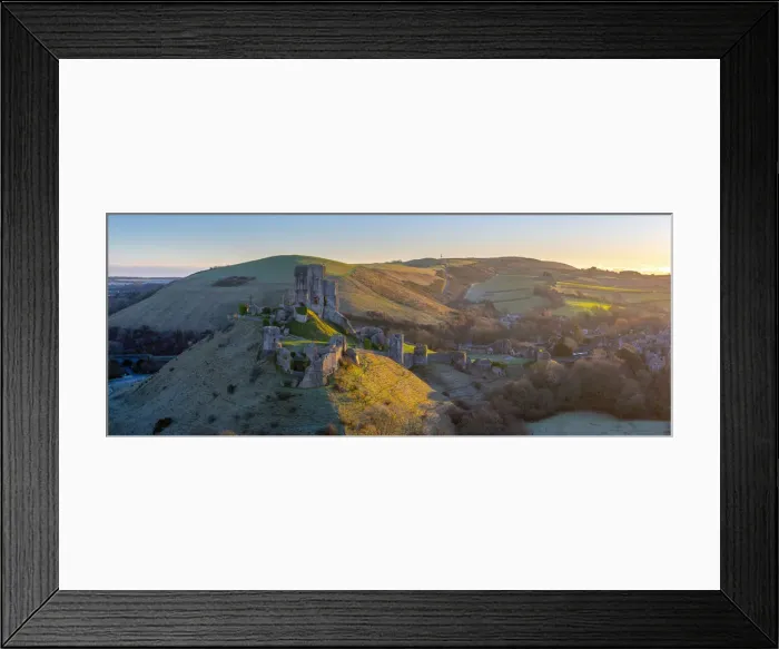 Framed Print : UK, England, Dorset, Corfe Castle Framed Print : UK, England, Dorset, Corfe Castle