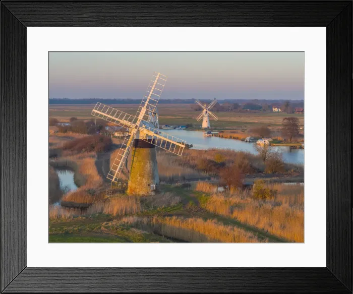 Framed Print : UK, England, East Anglia, Norfolk, Norfolk Broads, Thurne, St Benets Level Framed Print : UK, England, East Anglia, Norfolk, Norfolk Broads, Thurne, St Benets Level