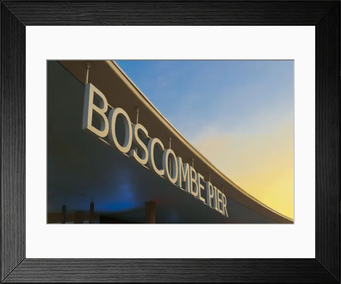 Framed Print : UK, England, Dorset, Bournemouth, Boscombe Pier Framed Print : UK, England, Dorset, Bournemouth, Boscombe Pier