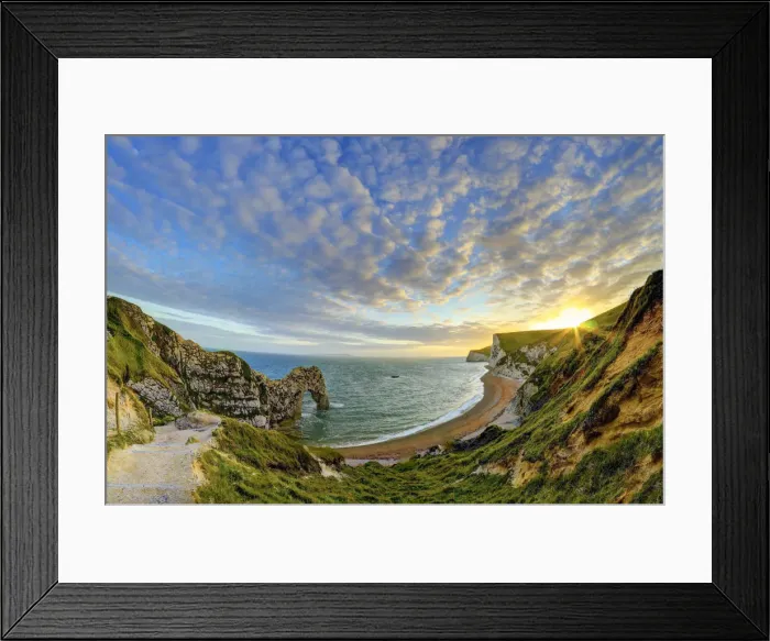 Framed Print : UK, Dorset, Jurassic Coast, Durdle Door rock arch Framed Print : UK, Dorset, Jurassic Coast, Durdle Door rock arch