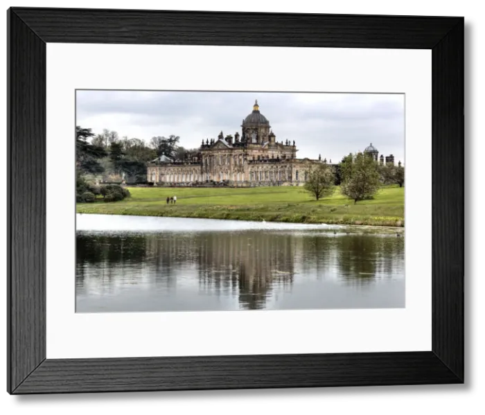 Framed Print : Great lake, Castle Howard, North Yorkshire, England, UK