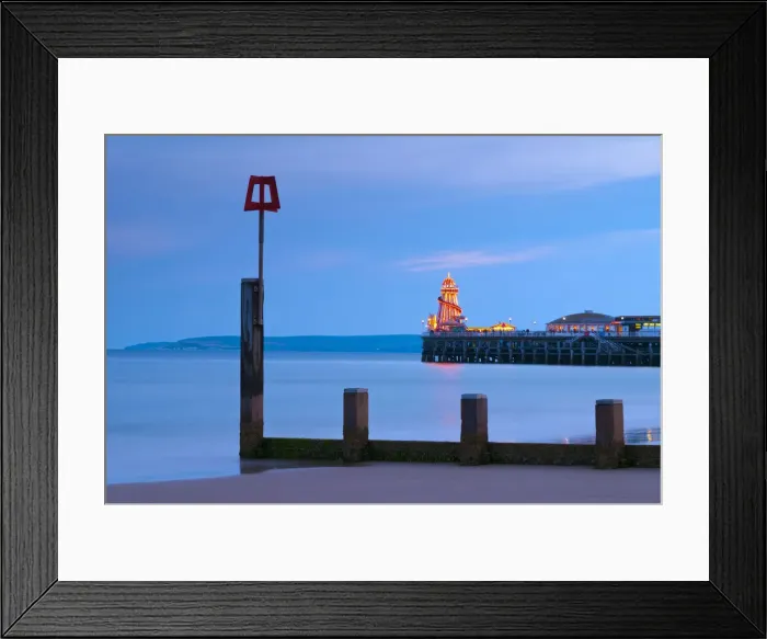 Framed Print : UK, England, Dorset, Bournemouth, East Cliff Beach, Main Pier Framed Print : UK, England, Dorset, Bournemouth, East Cliff Beach, Main Pier
