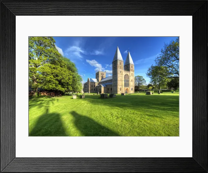 Framed Print : Southwell Minster (12th century), Southwell, Nottinghamshire, England, UK Framed Print : Southwell Minster (12th century), Southwell, Nottinghamshire, England, UK
