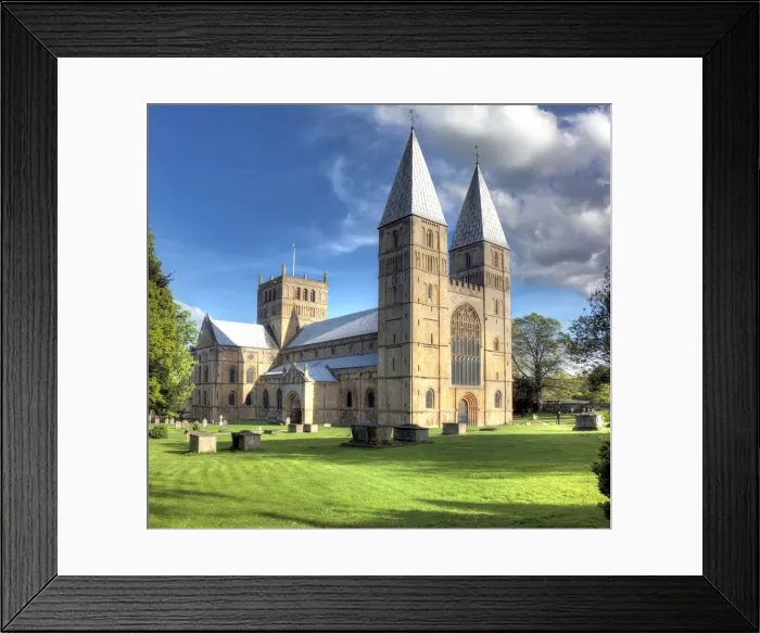 Framed Print : Southwell Minster (12th century), Southwell, Nottinghamshire, England, UK Framed Print : Southwell Minster (12th century), Southwell, Nottinghamshire, England, UK