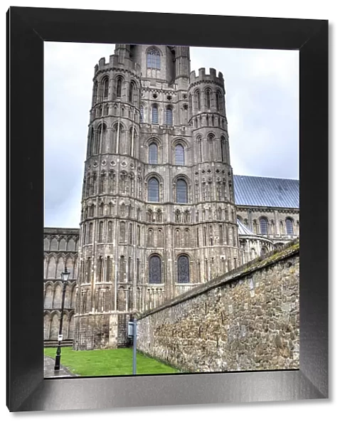 West tower, Ely Cathedral, Ely, Cambridgeshire, England, UK