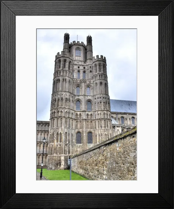 Framed Print : West tower, Ely Cathedral, Ely, Cambridgeshire, England, UK