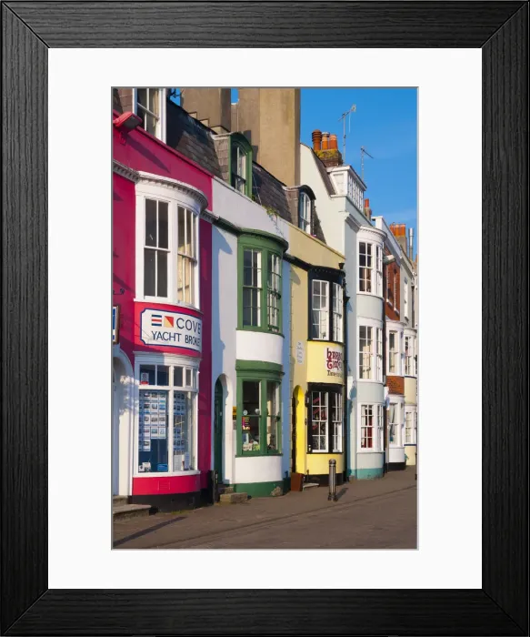 Framed Print : UK, Dorset, Jurassic Coast, Weymouth, Trinity Road opposite Custom House Quay Framed Print : UK, Dorset, Jurassic Coast, Weymouth, Trinity Road opposite Custom House Quay
