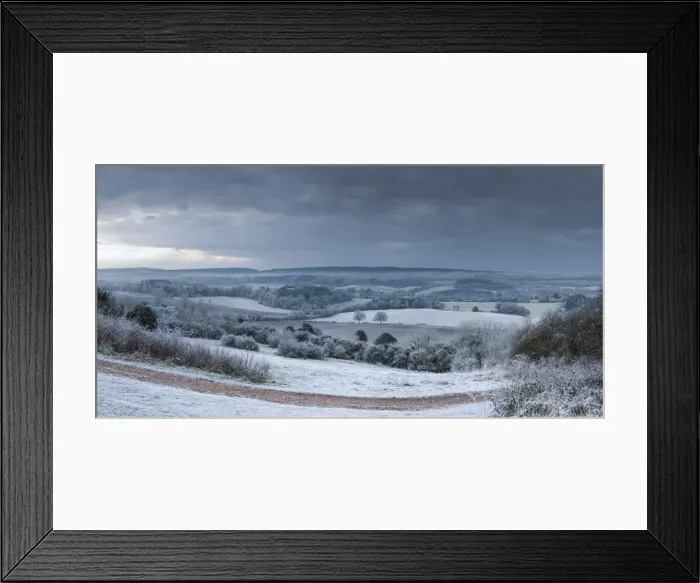 Framed Print : North Downs, Surrey, England, UK