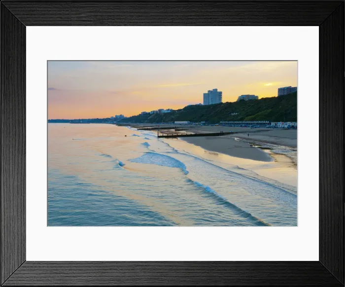 Framed Print : UK, England, Dorset, Bournemouth, from Boscombe Pier Framed Print : UK, England, Dorset, Bournemouth, from Boscombe Pier