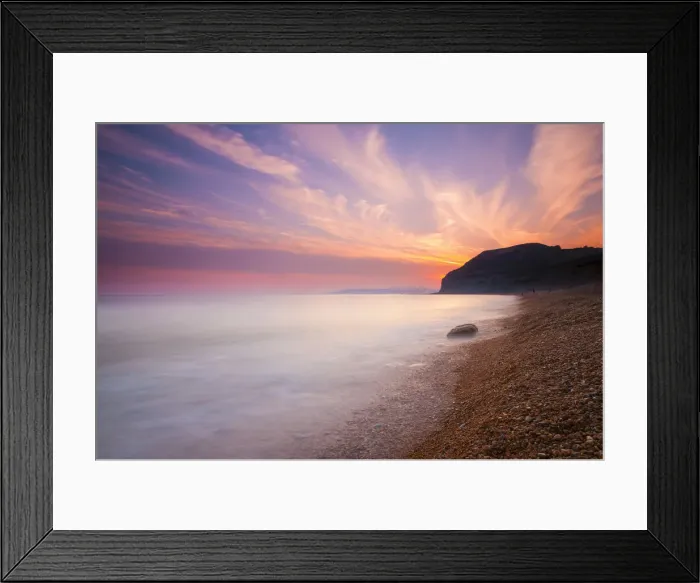 Framed Print : UK, England, Dorset, Jurassic Coast, Seatown Beach Framed Print : UK, England, Dorset, Jurassic Coast, Seatown Beach