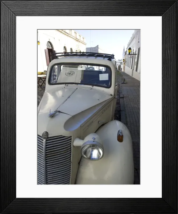 Framed Print : Vintage car, Colonia del Sacramento, Uruguay Framed Print : Vintage car, Colonia del Sacramento, Uruguay
