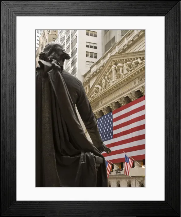 Framed Print : USA, New York City, Manhattan, Wall Street, New York Stock Exchange Framed Print : USA, New York City, Manhattan, Wall Street, New York Stock Exchange