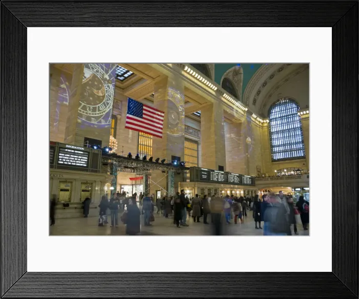 Framed Print : USA, New York City, Manhattan, Grand Central Station Framed Print : USA, New York City, Manhattan, Grand Central Station