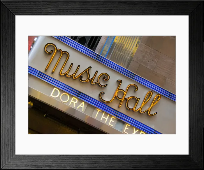 Framed Print : USA, New York, Manhattan, Radio City Music Hall Framed Print : USA, New York, Manhattan, Radio City Music Hall