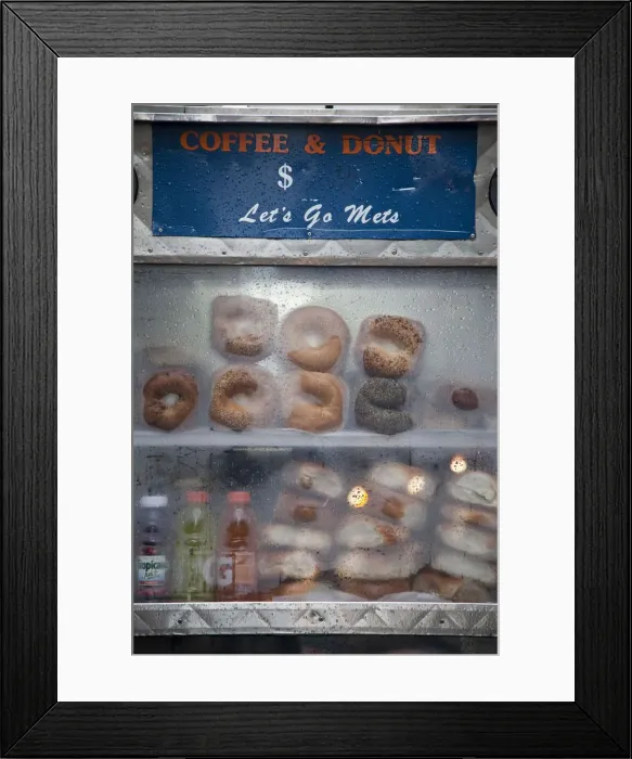 Framed Print : Street food Vendor, Manhattan, New York City, USA Framed Print : Street food Vendor, Manhattan, New York City, USA
