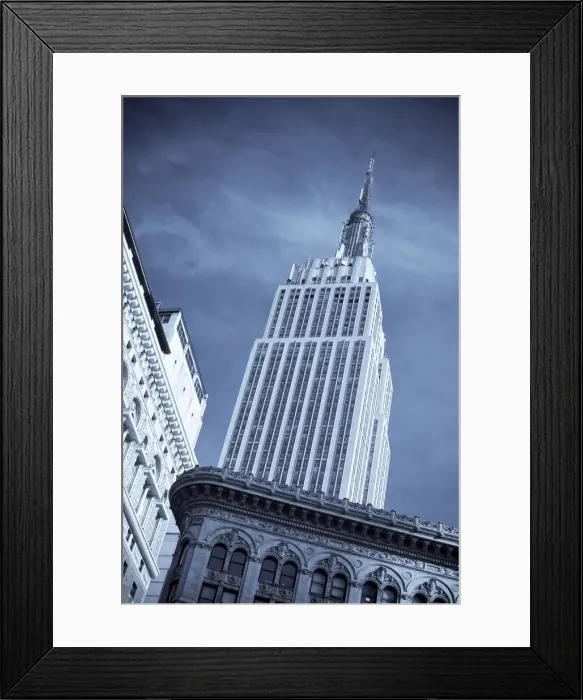 Framed Print : USA, New York City, Manhattan, Empire State Building Framed Print : USA, New York City, Manhattan, Empire State Building