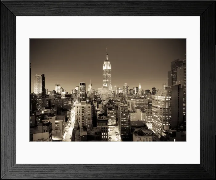 Framed Print : USA, New York, Manhattan, Midtown, Empire State Building Framed Print : USA, New York, Manhattan, Midtown, Empire State Building