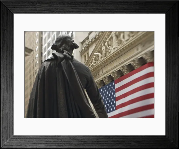 Framed Print : USA, New York City, Manhattan, Wall Street, New York Stock Exchange