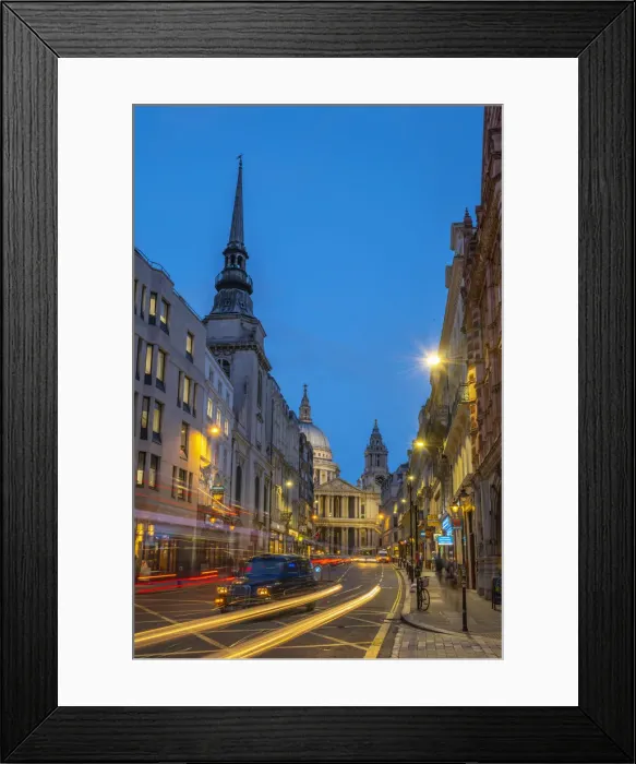 Framed Print : UK, England, London, Ludgate Hill, St. Pauls Cathedral Framed Print : UK, England, London, Ludgate Hill, St. Pauls Cathedral