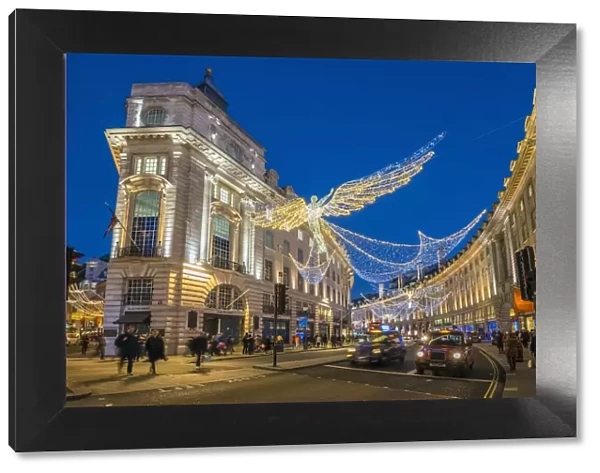 UK, England, London, West End, Regent Street, Christmas Lights