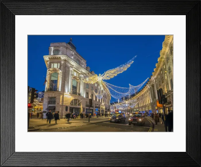 Framed Print : UK, England, London, West End, Regent Street, Christmas Lights Framed Print : UK, England, London, West End, Regent Street, Christmas Lights