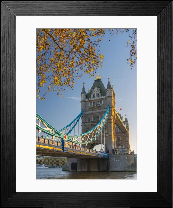 Framed Print : UK, England, London, Tower Bridge over River Thames Framed Print : UK, England, London, Tower Bridge over River Thames