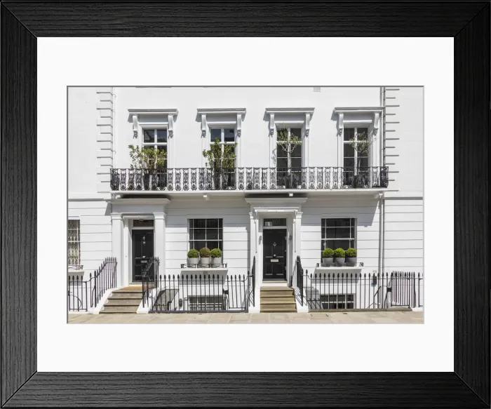 Framed Print : Georgian architecture, Chelsea, London, England, UK Framed Print : Georgian architecture, Chelsea, London, England, UK
