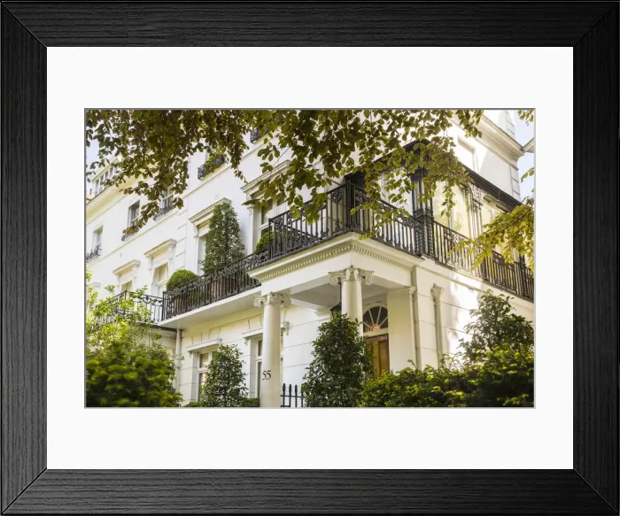 Framed Print : Georgian architecture, Chelsea, London, England, UK Framed Print : Georgian architecture, Chelsea, London, England, UK