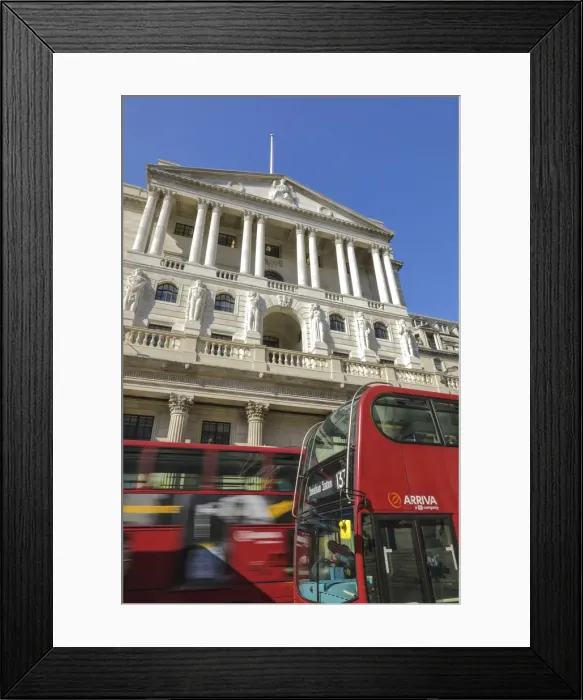 Framed Print : Bank of England, City of London, London, England, UK Framed Print : Bank of England, City of London, London, England, UK