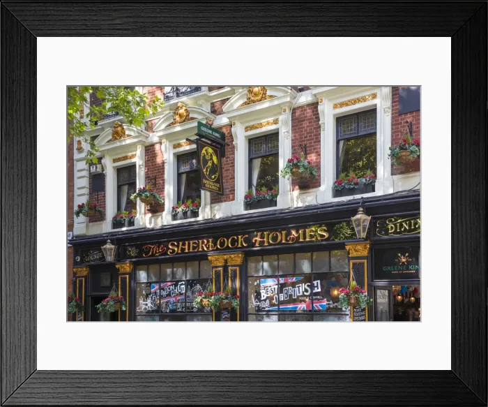 Framed Print : Sherlock Holmes Pub, London, England, UK Framed Print : Sherlock Holmes Pub, London, England, UK